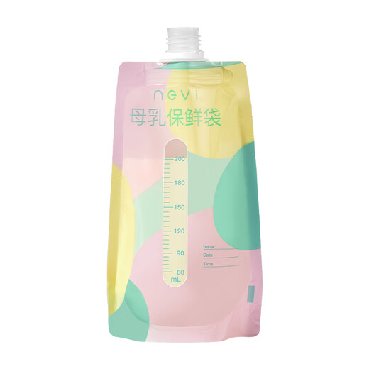 Xinbei milk storage bag connected to breast pump fresh-keeping bag disposable frozen thickened leak-proof 200ml*30 pieces 9119
