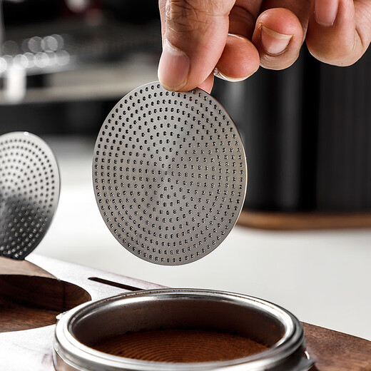 Bincoo stainless steel secondary water separation network Italian coffee machine handle powder bowl sintered slice uniform extraction filter