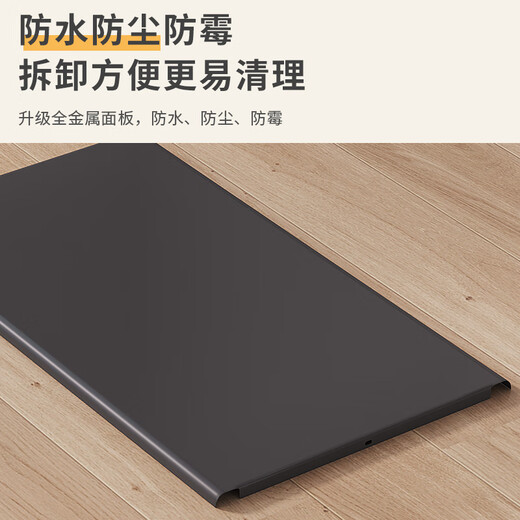 Howl Castle metal shoe rack door multi-layer household shoes 2025 new shoe rack storage rack small dust-proof simple shoe rack four layers - black all metal