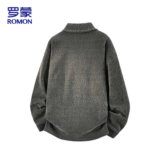 ROMON flight jacket men's outerwear 2025 autumn and winter new loose trendy brand cardigan casual high-end tops clothing