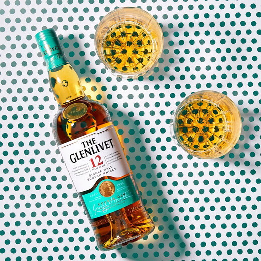格兰威特（ThE GLENLIVET）12年陈酿苏格兰单一麦芽花果香威士忌洋酒 700ml 1瓶  