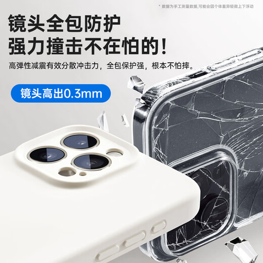 
First Guard DIVI [Official Real Liquid] Applicable to Apple 16promax Mobile Case iPhone 16ProMax Protector Silicone Skin-Friendly Lens Fully Packed Anti-fall Women's Blue