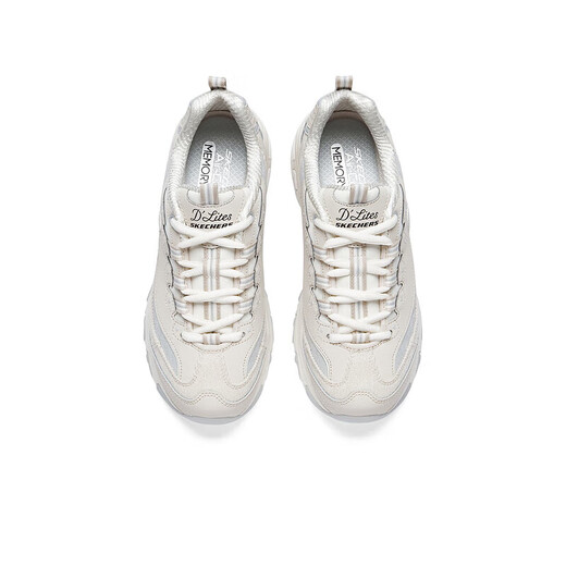 Skechers Milk Tea Bear 3rd Generation Women's Shoes Retro Panda Dad Shoes Thick-soled Heightening Shoes Versatile Casual Sports Shoes 896276