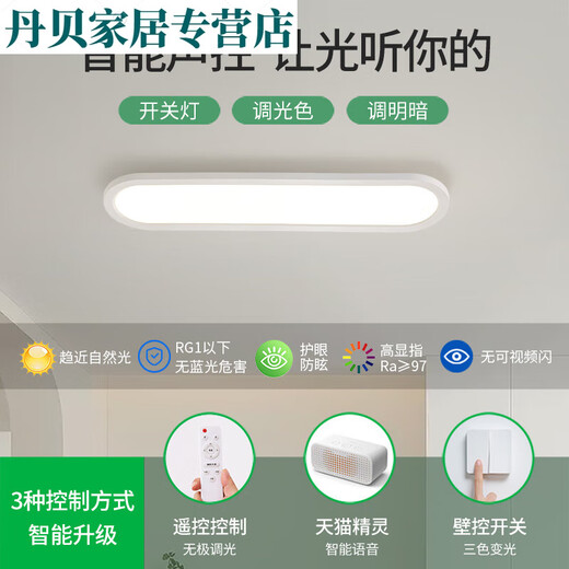 
He Jiangong aisle light corridor light led ceiling light modern simple Nordic long living room light study balcony lamp J263 24W 3892-white 60CM-three color light 24W