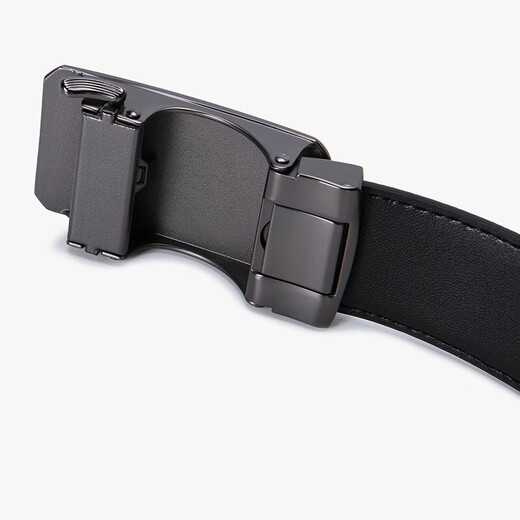 Septwolves Belt Men's Business Belt Alloy Genuine Leather Chinese Valentine's Day 520 Gift for Boyfriend's Birthday 520 Gift Belt