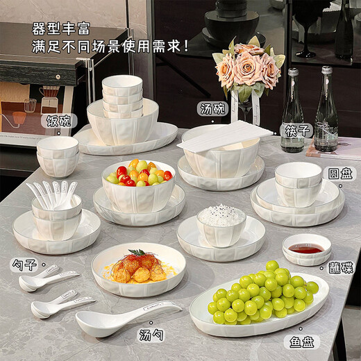 Danube Mengqipai Ceramic Dailware Set Set Underglaze Цвет Домохозяйственной высокопроизводительной тарелки с рисовой миской тарелка чаши для палочки для палочки с палочкой для палочки с ванной чаши набор нижнегоглаза 4,5 дюйма 2 упаковки 1428 0 головы