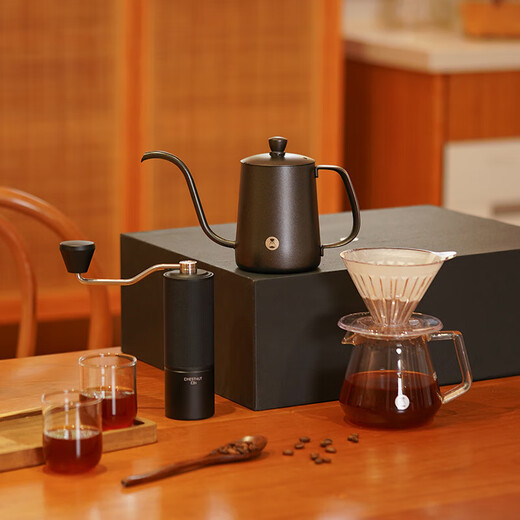 Taimo Chestnut C3S hand-brewed coffee pot set, coffee grinder, gift box, Mid-Autumn Festival gift, wedding gift
