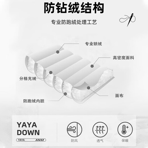 YAYA short hooded down jacket men's autumn and winter cold-proof thickened warm casual jacket for young and middle-aged people