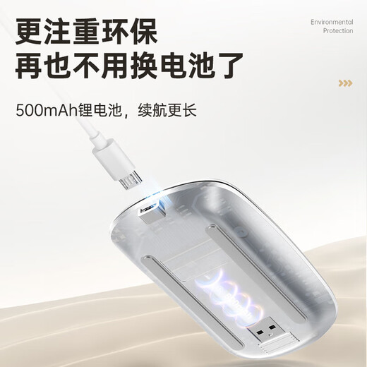 No. 1 on the SUOYING TOP list Wireless Mouse Bluetooth Silent Rechargeable Office Unlimited Sound Laptop Tablet Game Suitable for Xiaomi Huawei Honor Lenovo Apple Enhanced Enhanced Battery Life丨Rechargeable丨Silent Button丨Bluetooth Three Modes Silver Suitable for Huawei Apple Xiaomi HP Asus Lenovo Honor MacBook