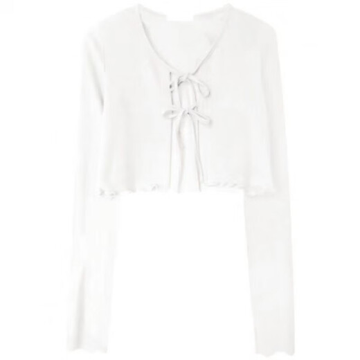 Langsha Summer Shawl para niñas delgadas de chawly de maldita con protección solar de mesh de mesh de seda con protección solar de protector solar S56-9923 White M86-105Jin [Jin equivale a 0.5 kg] [alta calidad]
