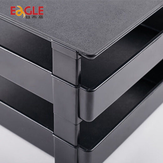 Eagle Office suministra una rejilla de almacenamiento de archivos de escritorio 9721 superficie de caucho multifuncional de plástico 1 paquete