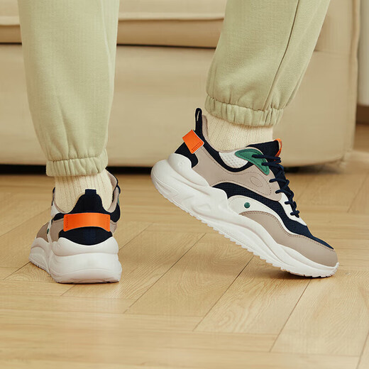 361 Men's Sports Shoes Yunshu 3 Winter Retro Mesh Thick Sole Commuting Casual Dad Shoes Men 672316706-5