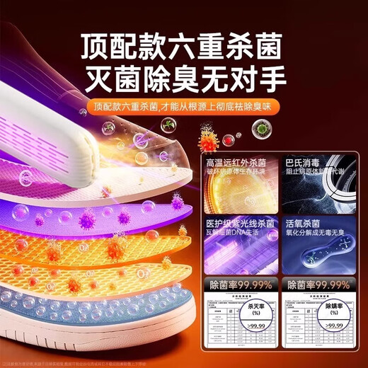 Shoe dryer 2024 new smart dormitory household shoe drying, deodorizing, sterilizing, shoe drying machine, quick-drying shoe drying artifact, top with six layers of antibacterial and deodorizing AI intelligent temperature control