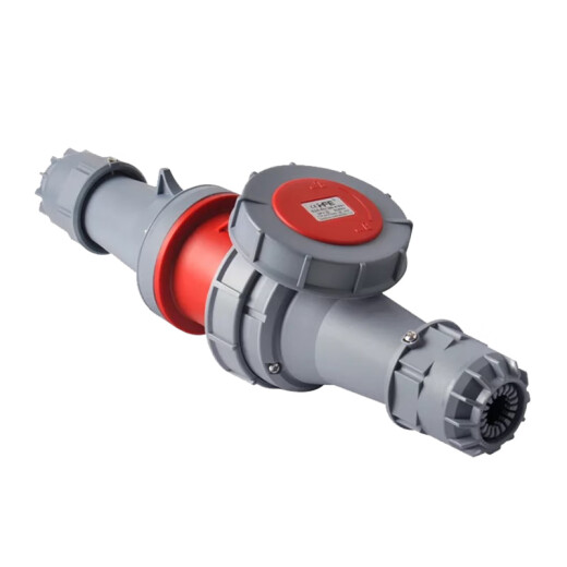 Shantoulincun XMSJ IP67 waterproof 63A125A Nylon Industrial Aviation Plug Socket Connector 3 HFN-1342 63A Four-core Light-mounted Socket Red