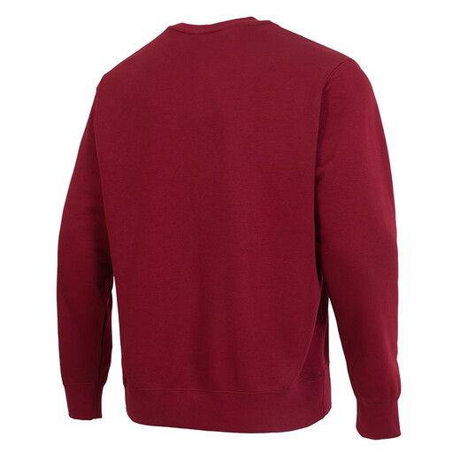 Nike (NIKE) men's plus velvet pullover new round neck loose sweatshirt warm and simple casual embroidered sportswear knitted long sleeves BV2667-677-inner terry S