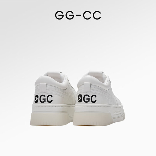 GG-CC [Pure White Love Song] Echtes Leder dicker alleiner weißer Schuhe für Frauen neuer Stil von Schwammkuchen Casual Board Upper Bread Schuhe G23U9732 Off-weiß 37