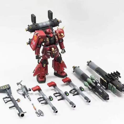 Эстетическая HG1/144 Полное оборудование ментальная мощность модели Zagu GT Сборка MS-06R Подарок Вселенной Громо