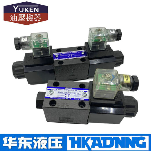 油研YUKEN电磁阀DSG-01-2B2-D24-N1-50/51T 3C2 3C4 3C6-A220 DSG013C2A220N15051T