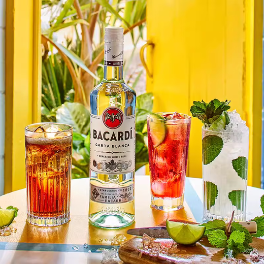 百加得（Bacardi）【十二星座鸡尾酒】-天蝎座 孟买蓝宝石金酒+金巴利+白朗姆酒 家 百加得白750孟买金巴利金酒 75mL