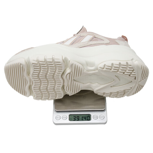 Adidas (adidas) Clover Women's Shoes Sports Shoes 25 Autumn New Sports and Leisure Shoes Lightweight Breathable Thick Sole Heightening Daddy Shoes Hanyu White/Gray Taupe Brown/Spot Speed ​​​​ 37 (Inner Length 230mm)