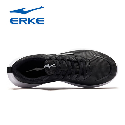 Hongxing Erke Herrenschuhe Leder Leder -Laufschuhe Herren Schwarz -Weiß -Sommer Neue Leichte weiche Sohle -Laufschuhe wasserdichte Lederstudenten Sportschuhe 3523 Schwarz und Grau [wasserdichte Lederabdeckung] 40