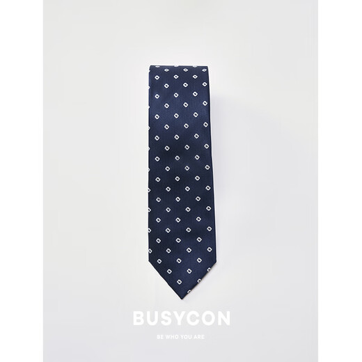 Beliebte Marine blau hochwertige leichte Luxus-Luxus-Männer handgesperrte Krawatte Männer High-End-Arbeitspendleranzug Business Geschenkbox Herrenzubehör Navy Blue gewöhnlich