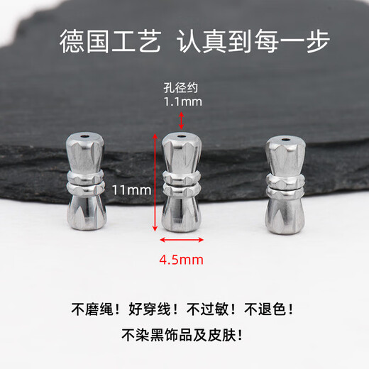 Fat Donglai's same necklace button connector imported technology pearl buckle connection buckle sterling silver turnbuckle bracelet accessories platinum plated turnbuckle/piece