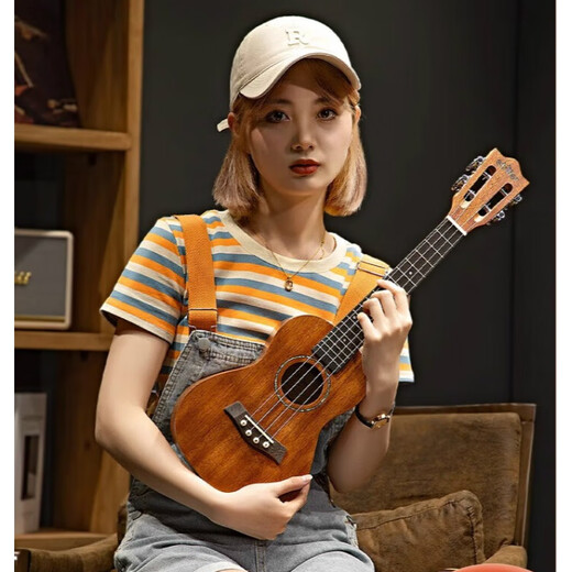 Onevan Ukulele Girl Anfänger der Sprache Einstieg der Kinder Erwachsener kleiner Gitarre 23-Zoll Uklili Männlicher Schüler 21-Zoll