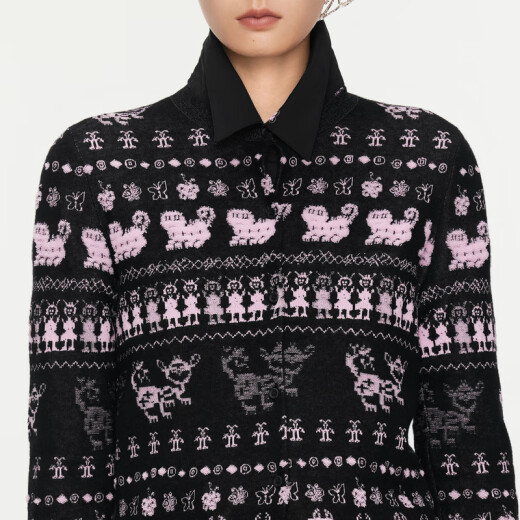 Jiangnan Buyi (JNBY) [Gleicher Stil im Einkaufszentrum] 24 Herbst Strick -Strickwind Fair Island Pullover 5o9313090 690/gemischtes Pulver m