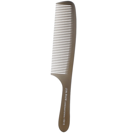 Manika professional hair stylist hair comb ultra-thin flat hair comb women's cut comb special men's push-edge comb for barber shop matte transparent gray-15920