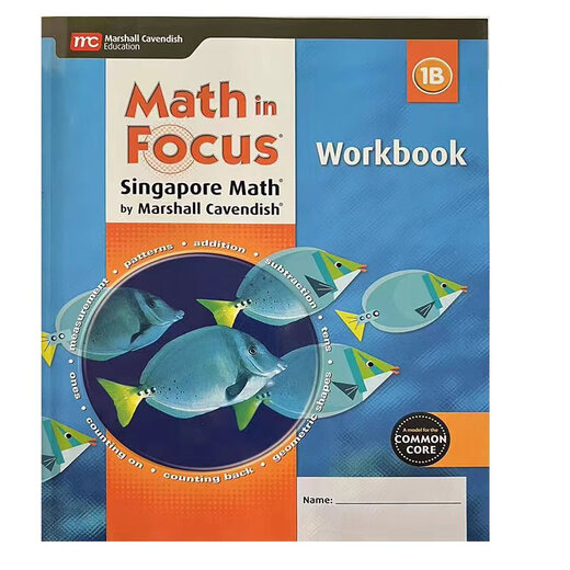 正版  美国小学数学教材和练习册 Math in Focus 系列 加州教材 英文原版数学美国课本 非新加坡课本 非新加坡教材 非新加坡教辅 新版2020版3A+3B学生用书共两本