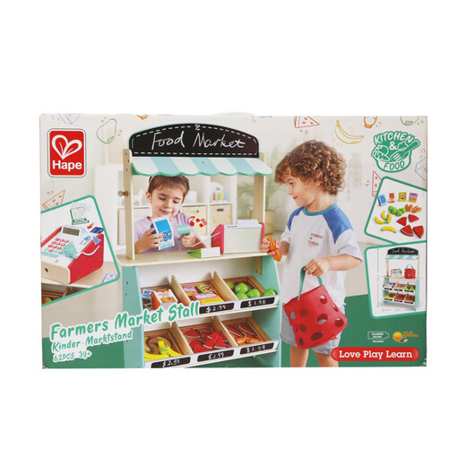 Hape (Germany) Children's House Playing Toys Simulation Cashier Three-Floor Luxury Concession House Birthday Gift E3209