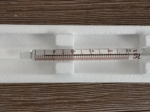 All glass microsyringe replaceable needle 10ul25ul50ul 10ul