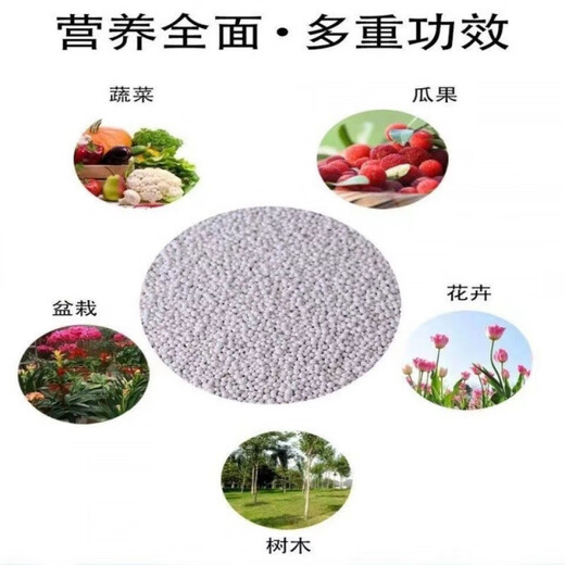 Long-lasting compound granular fertilizer universal slow-release fertilizer for flower and vegetable cultivation High-efficiency universal formula 0.5 Jin Jin equals 0.5 kg Upgraded large-element compound flower fertilizer Water-soluble