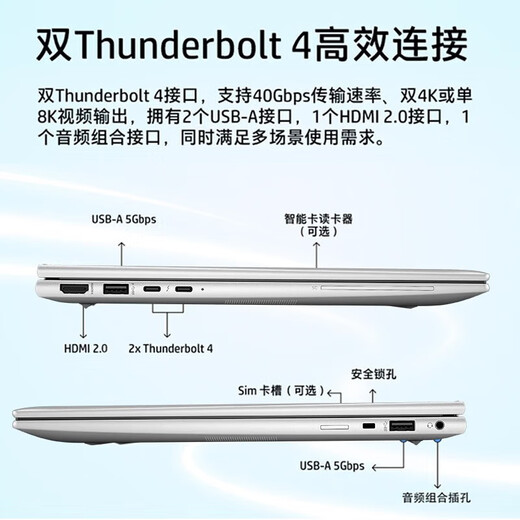 HP (HP) EliteBook 840G10 /840G11 /860 G11 COMERCIAL COMERCIAL COMERCIAL COMERCIAL COMERCIA COMERCIA Y LIGHT PAD [840G10] I7-1355U Win11 Edición casera 32G Memoria 1 TB Customización de estado sólido de alta velocidad