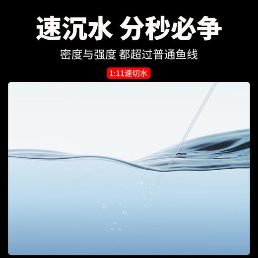 German imported super soft submersible fishing line main line sub-line pull lure nylon line non-rolled transparent color (universal for main line) 102 meters 2.0