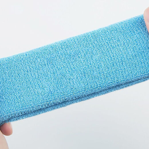 【吸汗绵柔头巾】吸汗头巾运动发带透气男女户外跑步洗脸头带头套 1件【黑色】