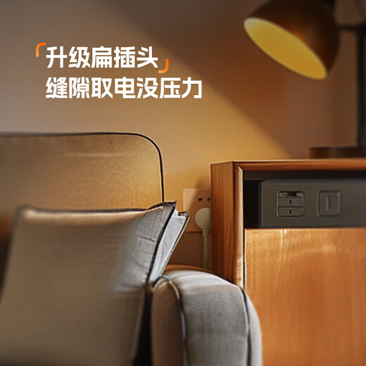 公牛（BULL）20W PD苹果快充插座/插线板/插排/接线板 Type-c+USB+3插孔 Z世代 全长1.8米 GN-Z1031U20总控开关
