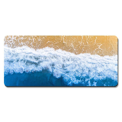 The luxurious simple landscape mouse pad office desktop hand cushion is super large thickened computer keyboard pad for men and women. LC-1049 300x800mm4mm