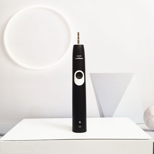 飞利浦（PHILIPS）电动牙刷声波震动感应充电式6810 680P 681J原装美版微瑕疵 散装HX680B 充电盒 6013刷头 纯黑两模式