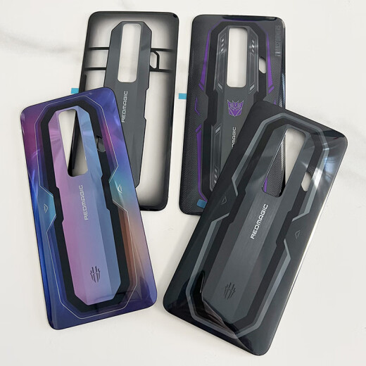 X es adecuado para Nubia Red Magic 7 N679J 7s Vidrete de cubierta posterior Caja trasera Batería trasera trasera Magia roja 7S Tapa trasera Deuterium Transparente sin lente sin lente