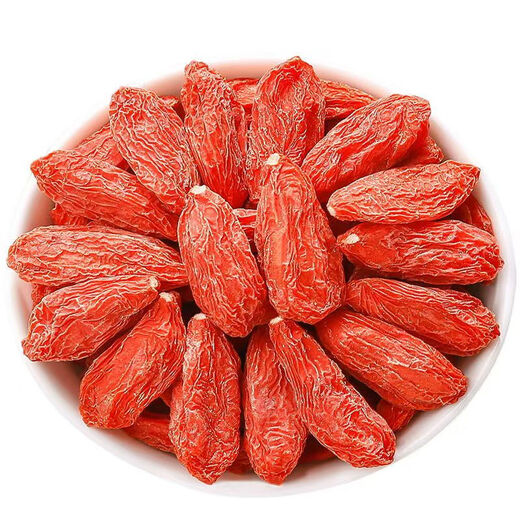Biansai Loulan authentic Ningxia Zhongning wolfberry authentic large grain red Gouqi Gouji tea not special grade male kidney soaked water wolfberry king selected 500 grams wolfberry king
