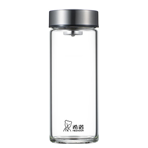 Sino Glass Cup Women's 2024 Nouvelle couche Sino Single-couche épaissie ménage à boire à la tasse de thé à la chaleur pour les hommes Casse d'eau transparente des hommes 6191 [410 ml] avec une partition de thé améliorée