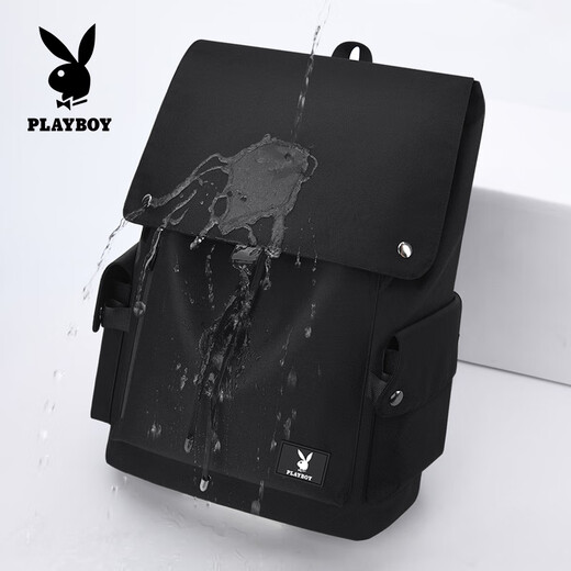 Playboy (PLAYBOY) backpack for men, high school students, junior high school students, schoolbags for women, large capacity computer outdoor travel backpack 17