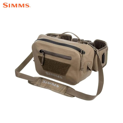 Simms Ködertasche Männer und Frauen Single Schulterkreuzkörper wasserdichtes Rucksack Fliegenfischen Multifunktionales Angelgeräte Taillenbeutel tragbare Handtasche PG-13792 Chest Bag Schwarz schwarz