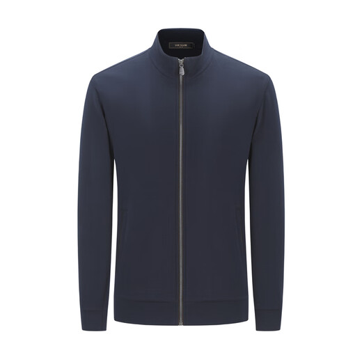 YOUNGOR knitted sweater men's autumn and winter young men's knitted jacket blended fabric soft and comfortable shopping mall same style Navy YWWY515106FKA XL