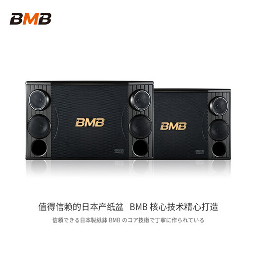 BMB音响CSD880三分频五单元家庭ktv高端套装家用k歌全民麦克风唱歌全套设备视听影音功放音箱卡拉ok 豪华版一对音箱套装二