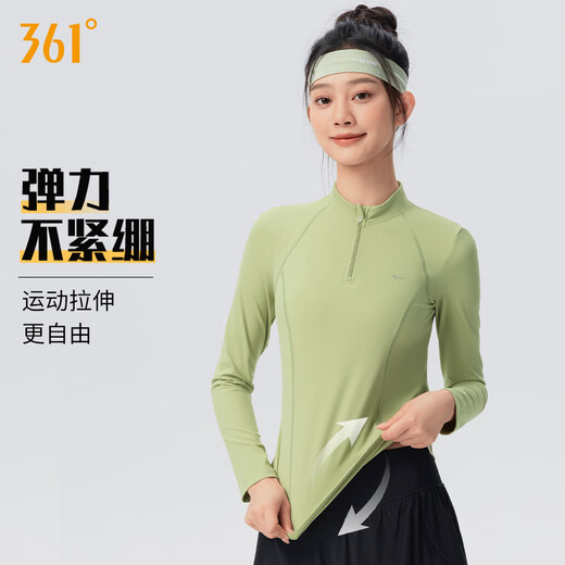 361 yoga wear women's long-sleeved sports top spring and autumn Pilates training T-shirt running sports fitness wear