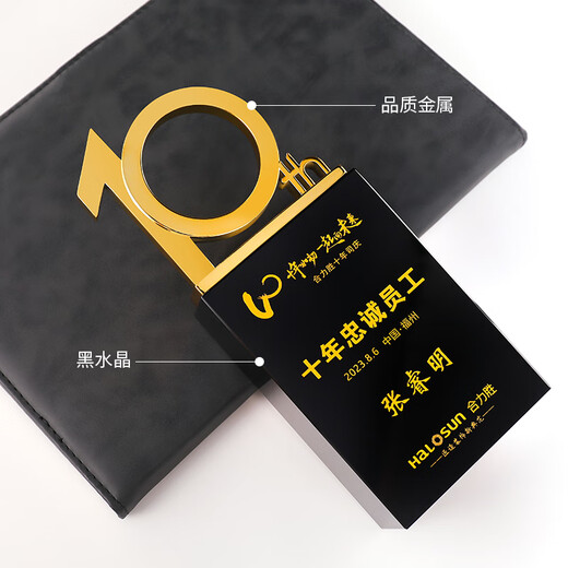 
Digital Trophy 10152030 Company Anniversary Commemoration of Long-term Employees' Entry Annual Meeting to Distribute Gift Customization Creativity 5th Anniversary
