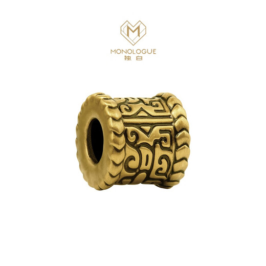 
Chow Tai Fook MONOLOGUE National Tide General Armor Guarding Courage Golden Transshipment Beads for Men and Women MR1473 Protecting Master 20cm